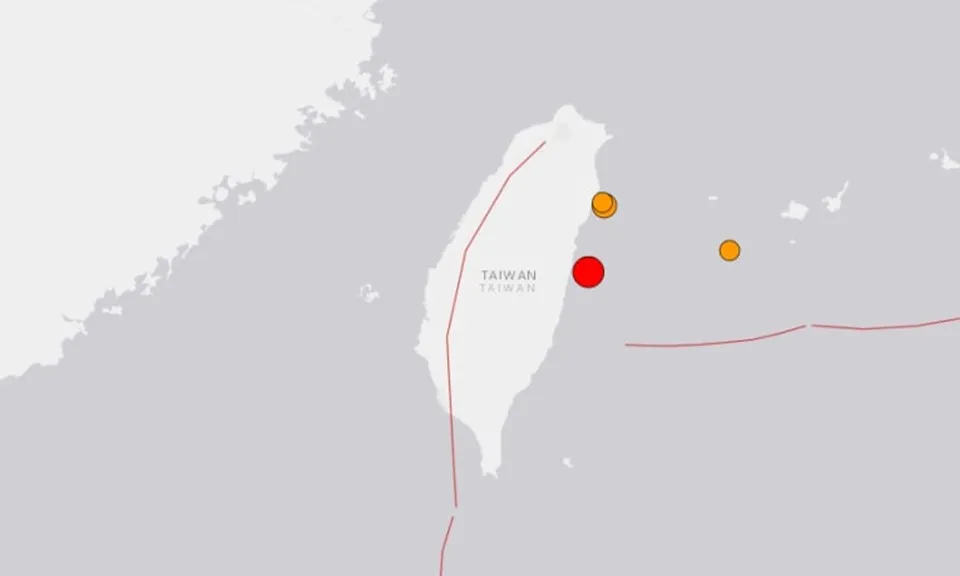 Đài Loan vừa xảy ra động đất 6,3 độ richter