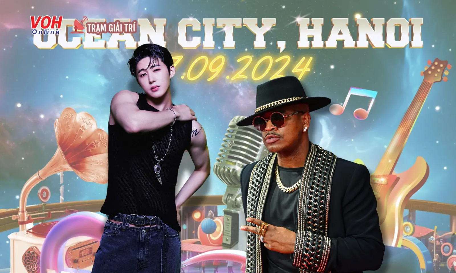 Giọng ca đạt 3 giải Grammy cùng rapper nổi tiếng Hàn Quốc sẽ đến Việt Nam biểu diễn 