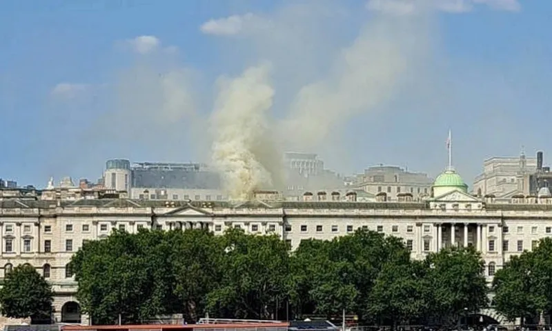 Khống chế thành công hỏa hoạn tại Somerset House