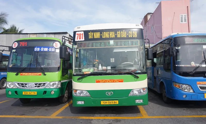 Điều chỉnh thời gian, lộ trình một số tuyến xe buýt ở TPHCM từ 19/8