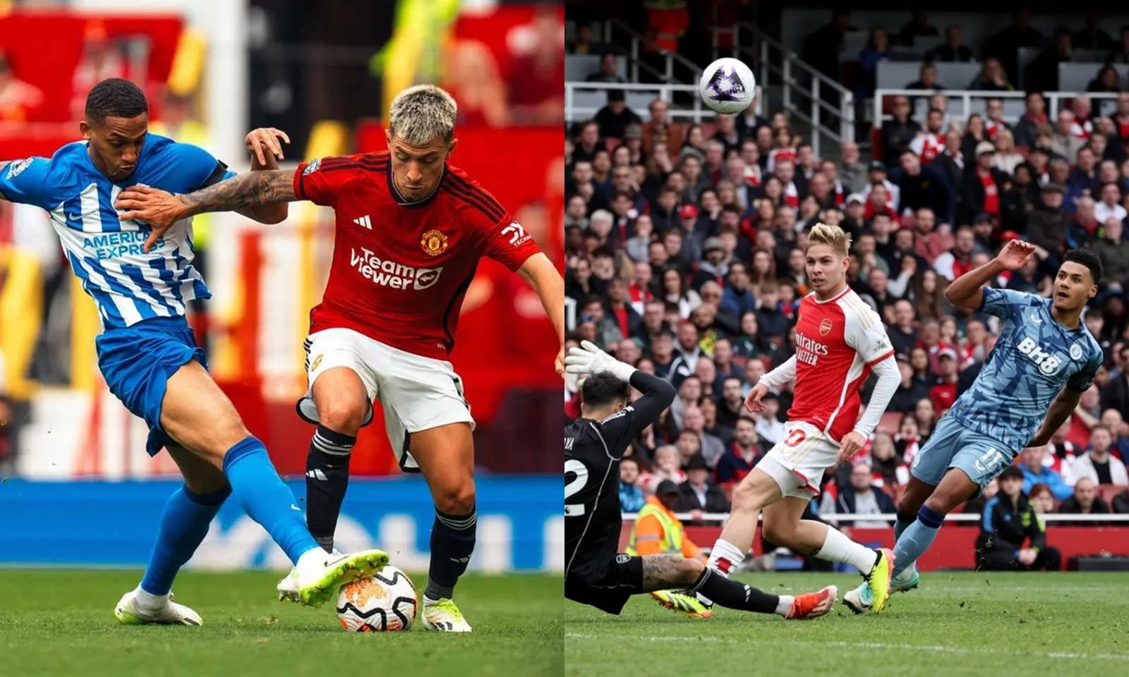 Lịch thi đấu Ngoại hạng Anh vòng 2: Brighton vs MU | Aston Villa vs Arsenal