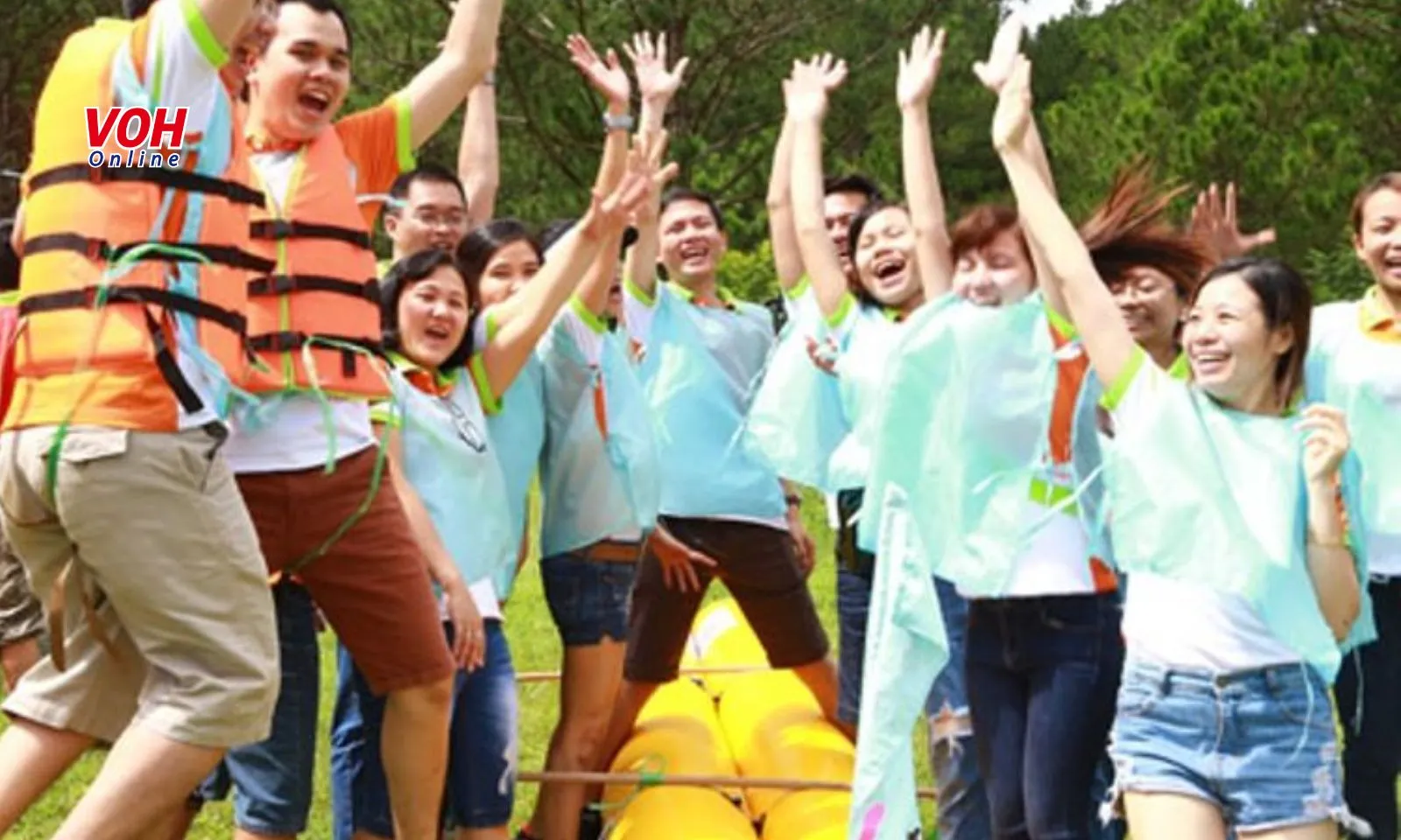 Cạn lời với màn team building không giống ai của một công ty