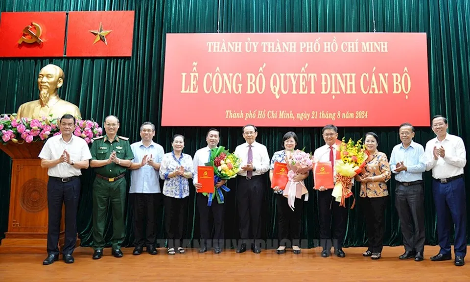 Ban Thường vụ Thành ủy TPHCM bổ sung 4 ủy viên