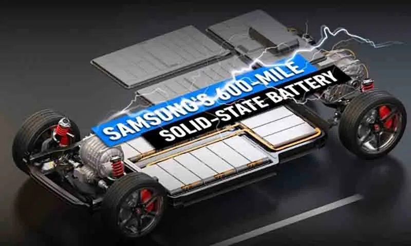 Tại sự kiện SNE Battery Day 2024, Samsung đã thông báo về pin thể rắn đột phá đi được 965km sạc  Ảnh minh họa