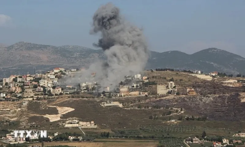 Kho vũ khí của Hezbollah ở miền Đông Liban bị tấn công