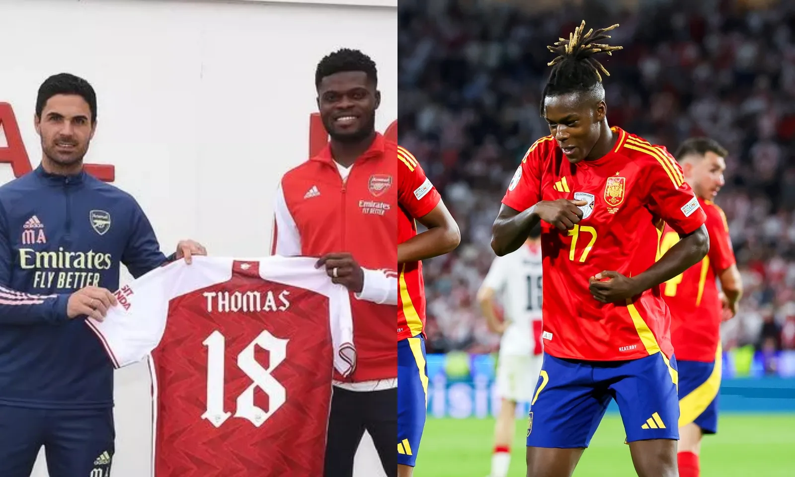 Nico Williams thách đố Arsenal tái lập phi vụ Partey