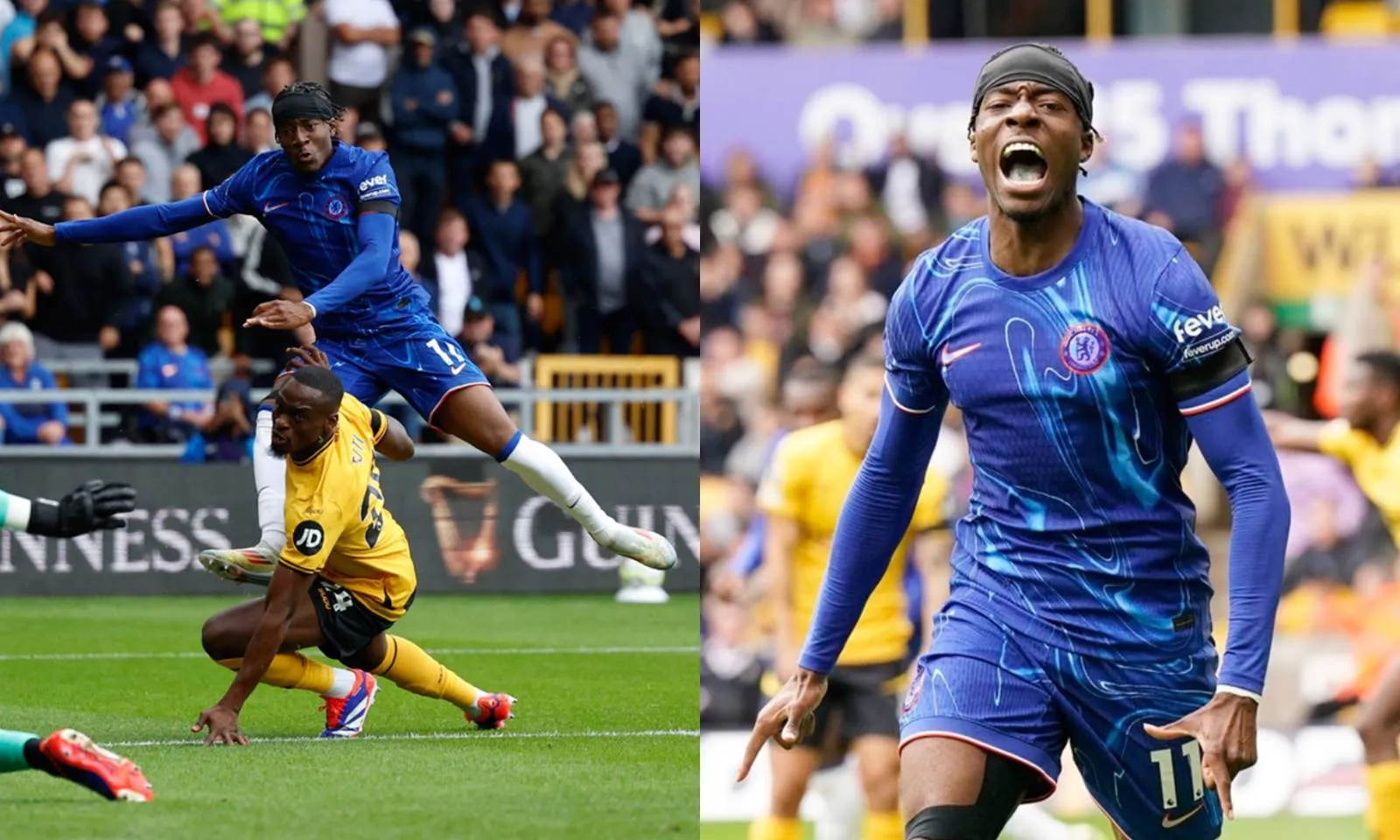 Madueke và Jackson tỏa sáng rực rỡ, Chelsea hủy diệt Wolves