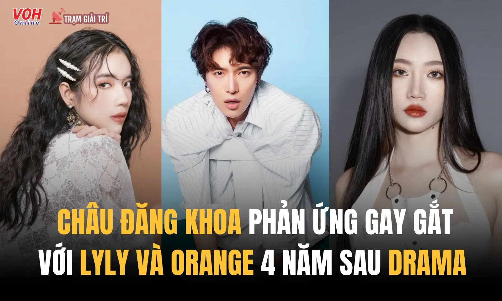 Châu Đăng Khoa phản ứng gay gắt khi LyLy và Orange sử dụng bài hát của mình nhiều năm sau drama