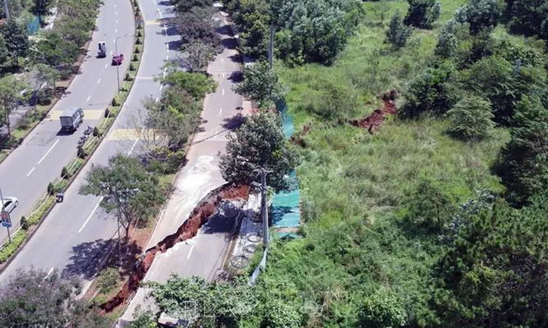 Báo cáo nguyên nhân sụt lún Quốc lộ 14 ở Đắk Nông