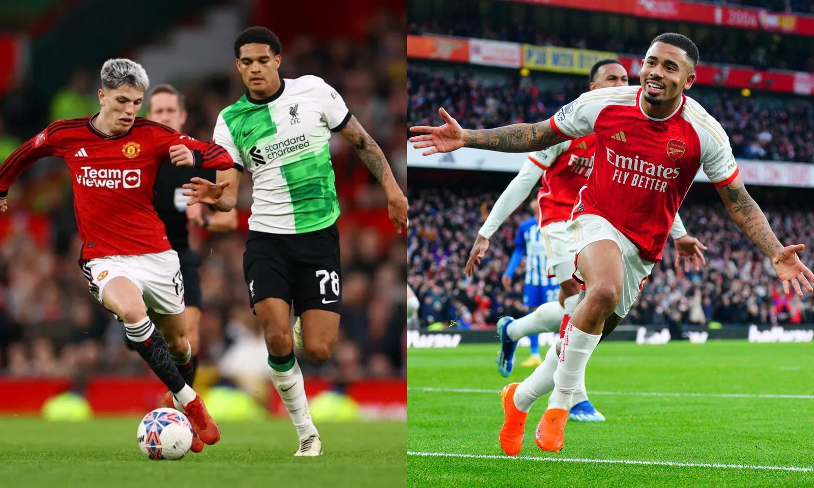 Lịch thi đấu Ngoại hạng Anh vòng 3: MU vs Liverpool | Arsenal vs Brighton 