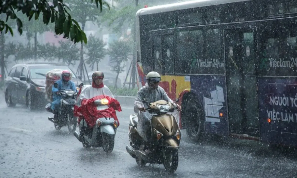 Ngày 26/8, mưa dông trên cả nước