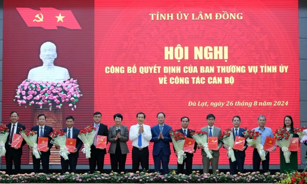 Lâm Đồng điều động, bổ nhiệm nhiều cán bộ chủ chốt