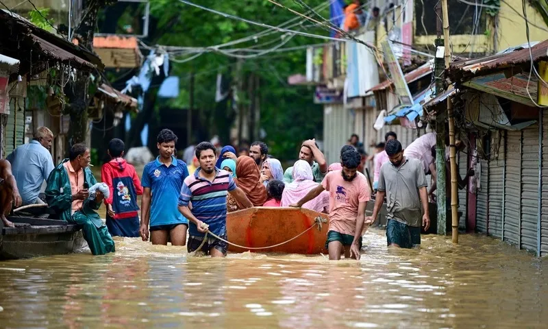 Bangladesh ngập lụt nặng nề AFP