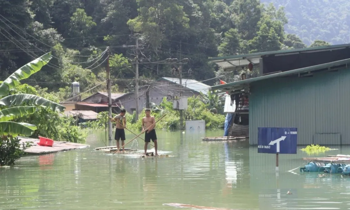 Cao Bằng: Còn 7 xóm bị cô lập do ngập lụt