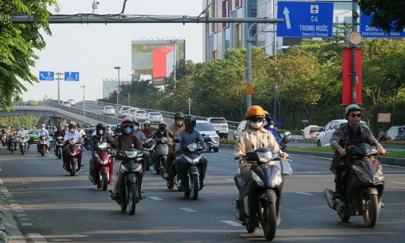 Khu vực đường Trường Sơn, bên ngoài sân bay Tân Sơn Nhất - quận Tân Bình--TPO