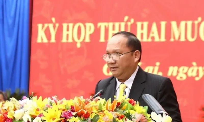  Ông Rah Lan Chung giữ chức Chủ tịch UBND tỉnh Gia Lai