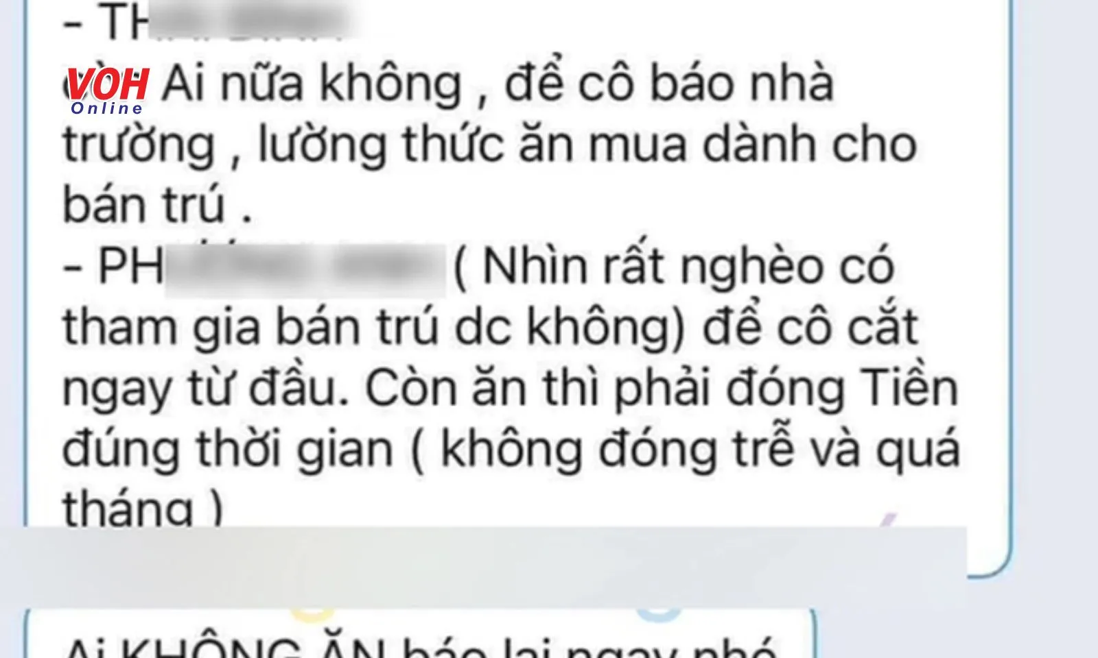 Giáo viên có lời lẽ thiếu chuẩn mực, chê học sinh NHÌN RẤT NGHÈO