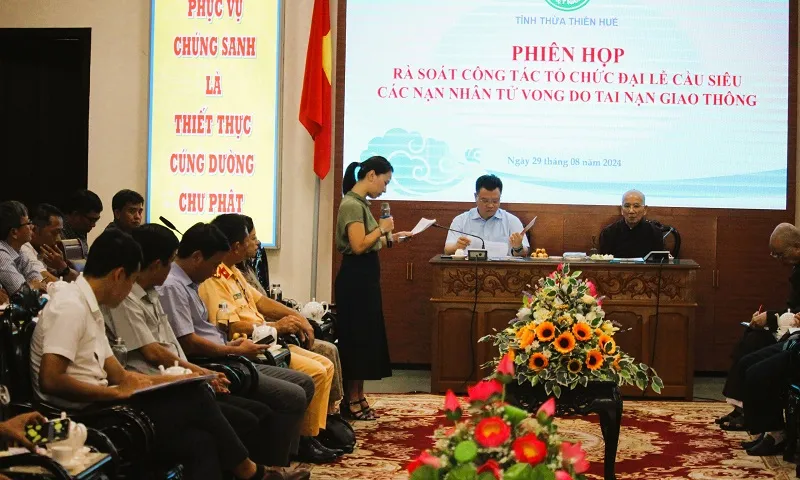 Ngày mai bắt đầu đại lễ cầu siêu các nạn nhân tử vong do tai nạn giao thông