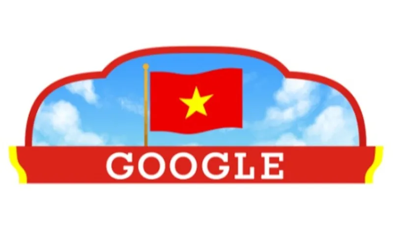 Giao diện đặc biệt của Google chào mừng Quốc khánh Việt Nam