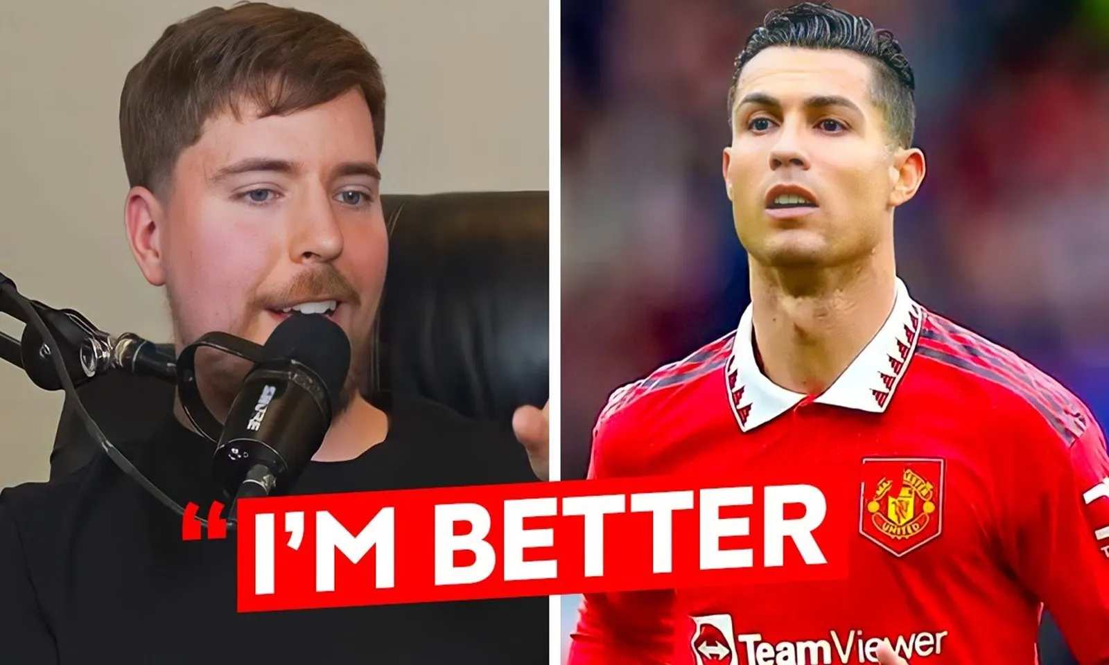 Ronaldo quyết chiến với MrBeast vì ngôi vị số 1 YouTube  