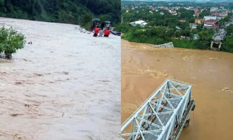 Điểm tin trưa 10/9: Lũ lụt chưa từng có ở miền Bắc | Chưa thể bắc cầu phao thay thế Cầu Phong Châu