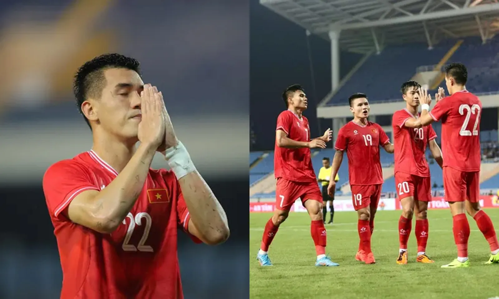 Hành động đẹp của Tiến Linh sau pha ghi bàn thắng vào lưới Thái Lan