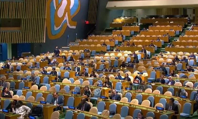 Toàn cảnh một phiên họp Đại hội đồng Liên hợp quốc   t2x