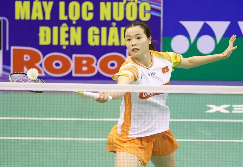 Thùy Linh kịch tính giành vé vào Bán kết Vietnam Open 2024 - Ảnh: internet