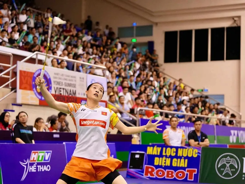 Nguyễn Thùy Linh có chiến thắng thuyết phục trong trận Chung kết Vietnam Open 2024 - Ảnh: internet