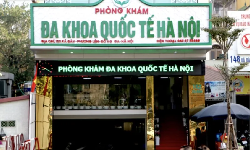 Phòng khám Đa khoa Quốc tế Hà Nộ bị xử phạt vì đưa thông tin sai  Internet