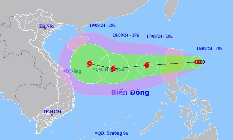 Áp thấp nhiệt đới gần biển Đông, Bắc Biển Đông sóng cao 2 - 4m