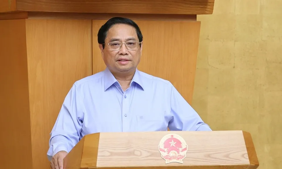 Thủ tướng Chính phủ Phạm Minh Chính chủ trì cuộc họp về phát triển bền vững kinh tế biển
