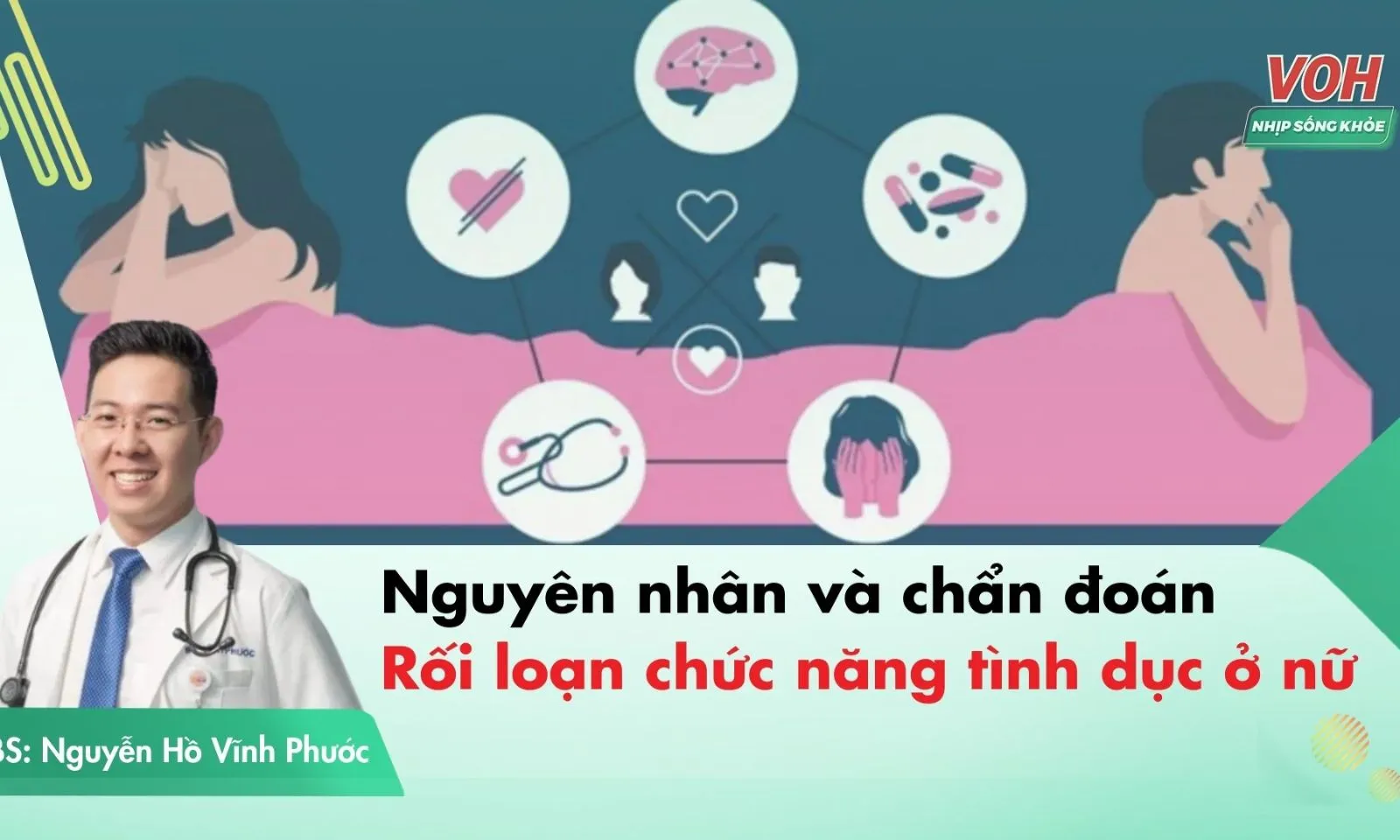 Nguyên nhân và chẩn đoán rối loạn chức năng tình dục ở nữ giới