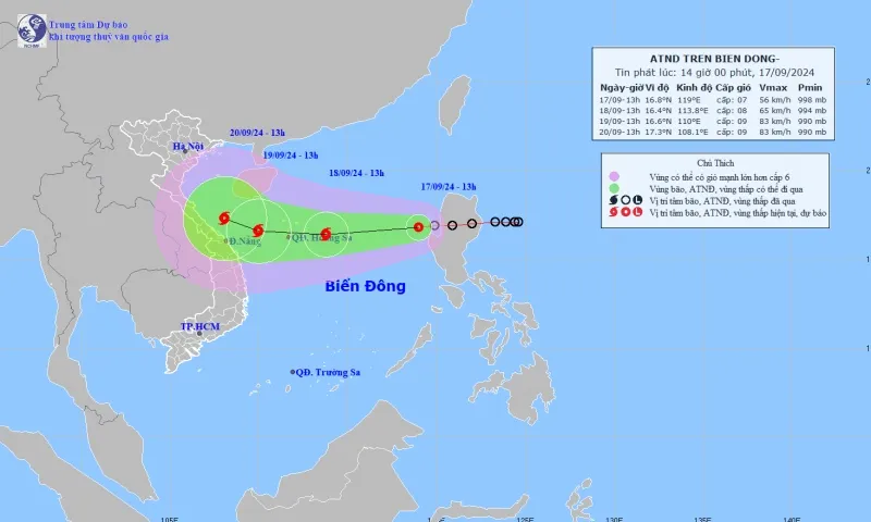 Thủ tướng chỉ đạo khẩn cấp ứng phó với áp thấp nhiệt đới mạnh lên thành bão