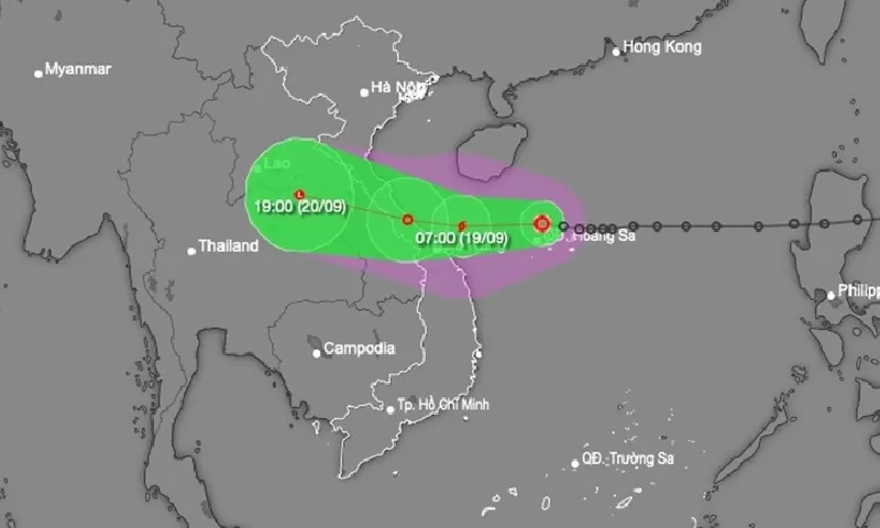 Khả năng 12 giờ tới, áp thấp nhiệt đới mạnh lên thành bão