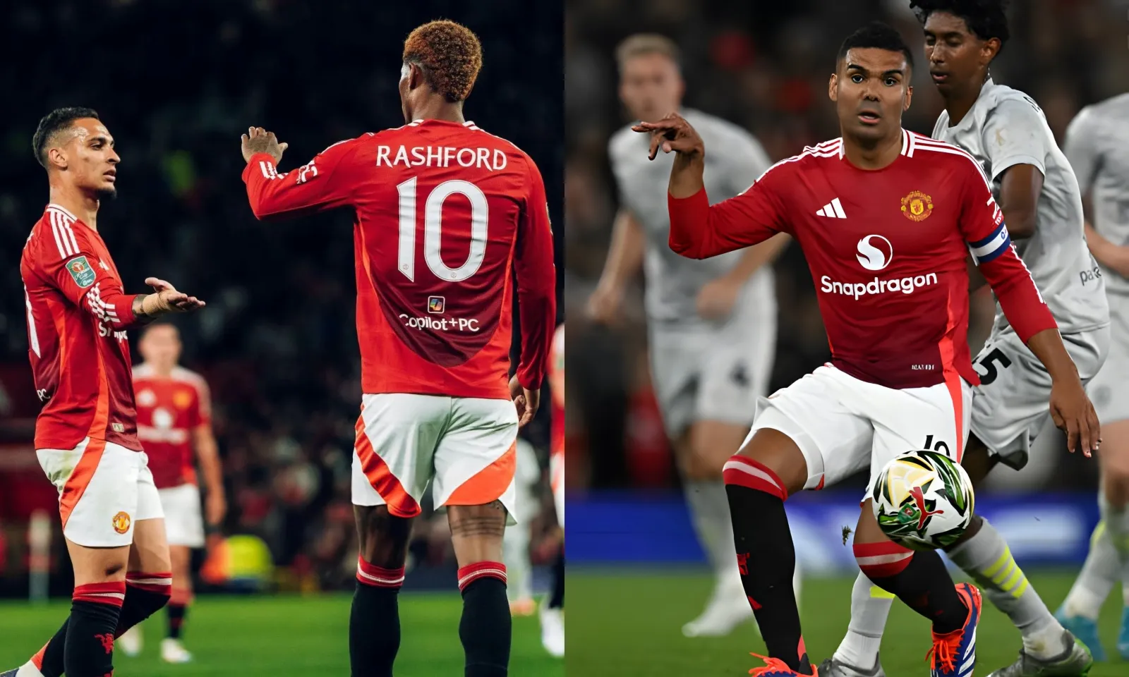 Casemiro tác động Rashford nhường penalty cho Antony