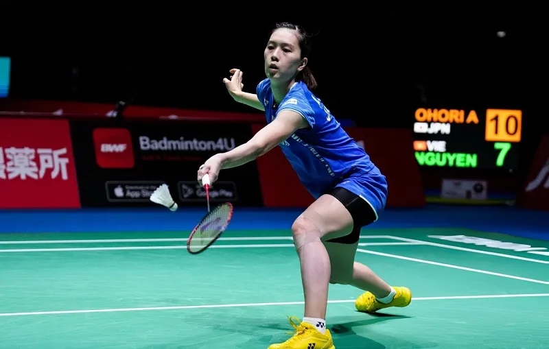 Tay vợt hạng 9 thế giới Aya Ohori từng 2 lần chạm trán Thùy Linh trong quá khứ - Ảnh: internet