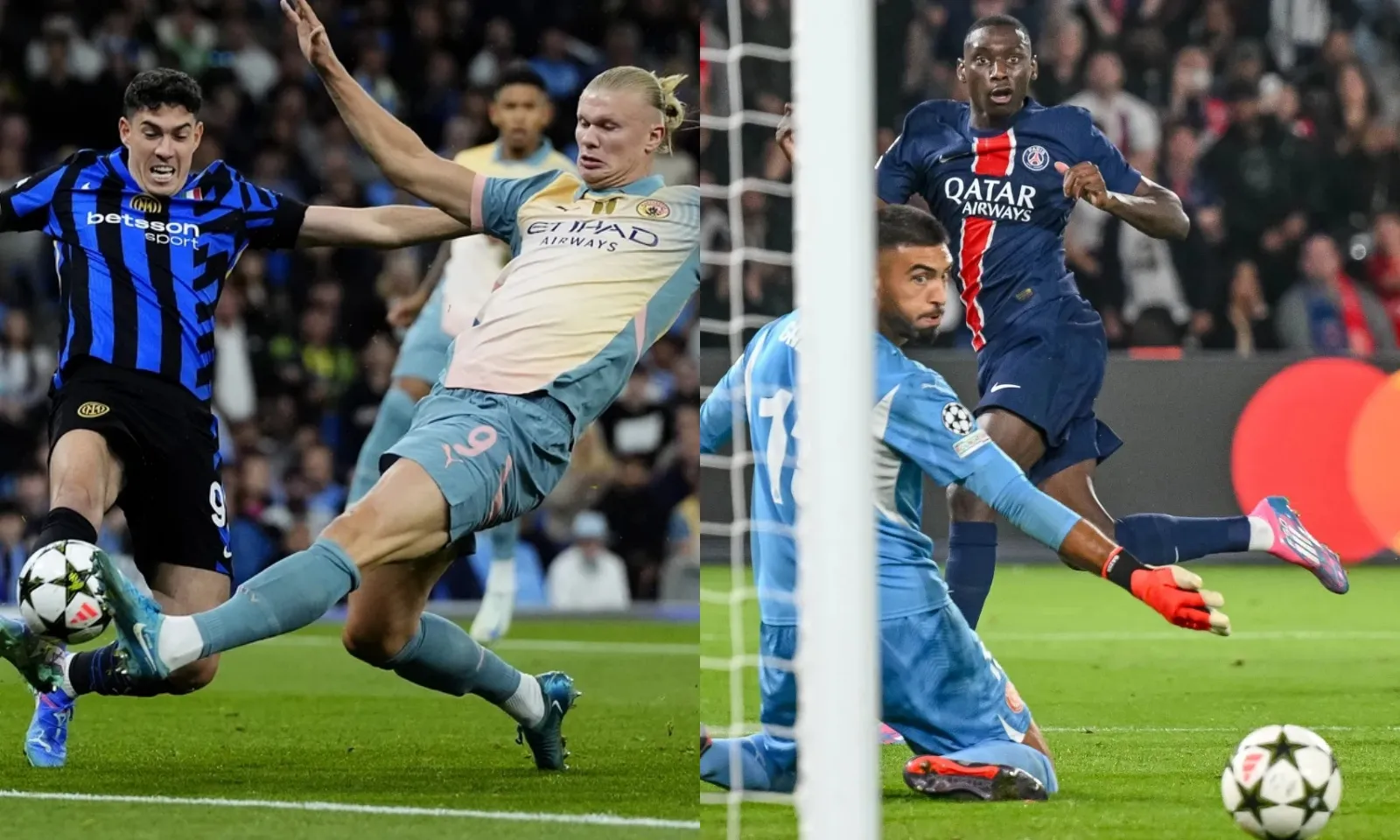 Kết quả Champions League hôm nay: Man City bị Inter Milan cầm chân | PSG thắng nhờ đối thủ