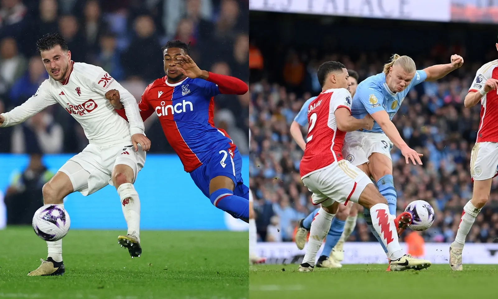 Lịch thi đấu Ngoại hạng Anh vòng 5: Crystal Palace vs MU | Man City vs Arsenal 