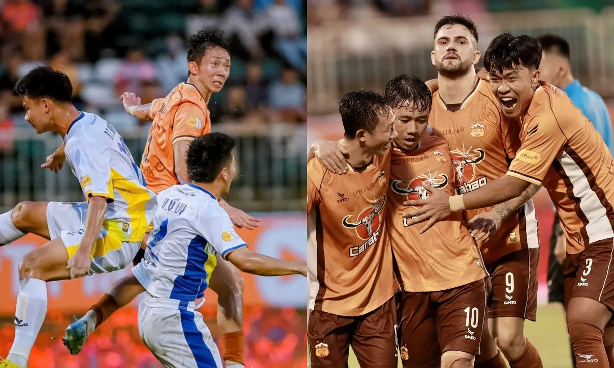 Châu Ngọc Quang và Thanh Sơn tỏa sáng, HAGL vững ngôi đầu V-League 2024/2025