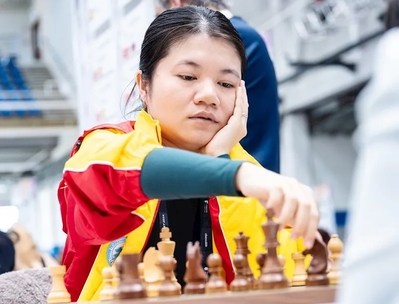 Tuyển nữ cờ vua Việt Nam thua đáng tiếc chủ nhà Hungary - Ảnh: internet