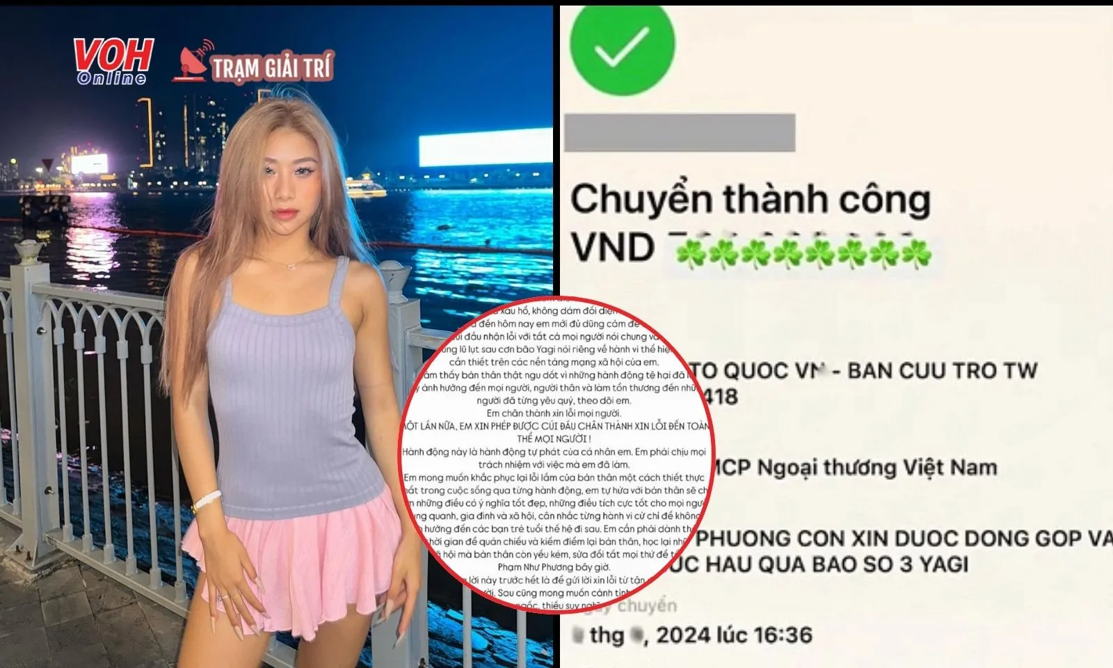 Louis Phạm thừa nhận phông bạt khi quyên góp hỗ trợ bão lũ