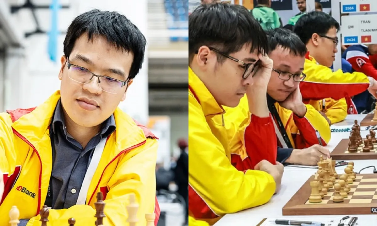 Lần thứ hai nhận thất bại, tuyển cờ vua Việt Nam hết cơ hội giành huy chương tại Olympiad 2024