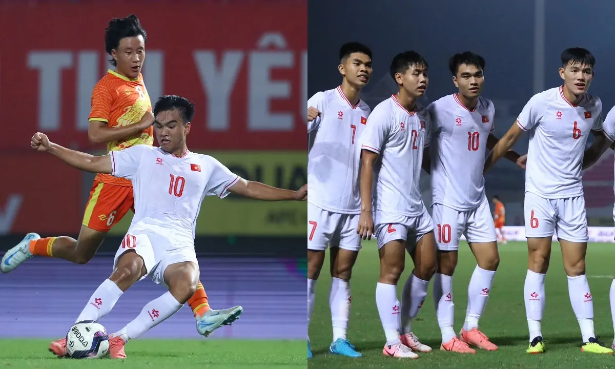 2 bàn thắng và 2 kiến tạo, Công Phương giúp U20 Việt Nam thắng đậm U20 Bhutan