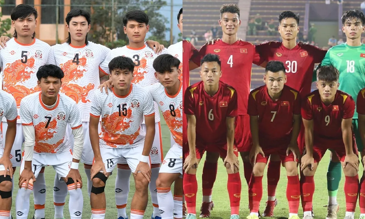 Lịch thi đấu vòng loại U20 châu Á 2025 hôm nay: U20 Bhutan vs U20 Việt Nam (19h00 ngày 23/09)