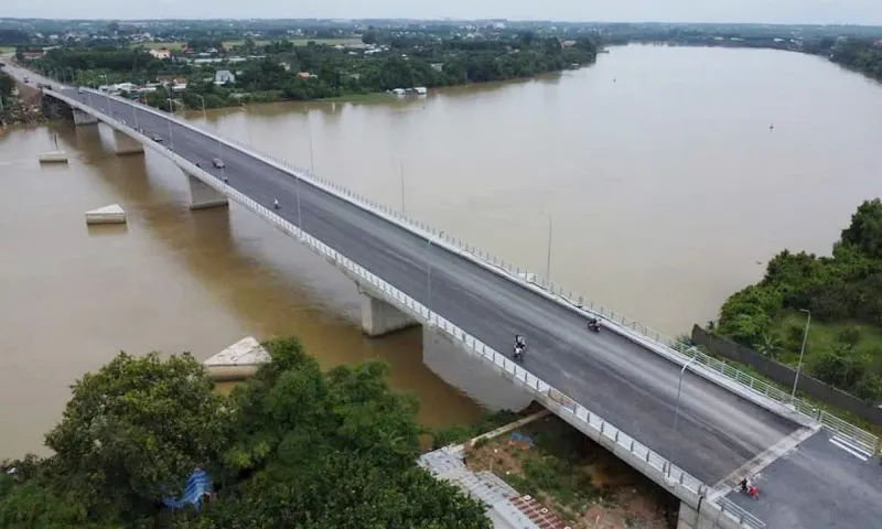 Khánh thành cầu Bạch Đằng 2 nối liền hai tỉnh Bình Dương và Đồng Nai