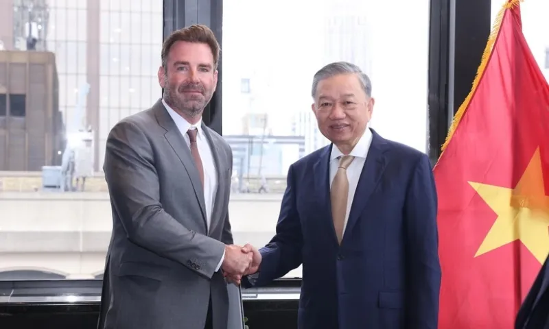 Tổng Bí thư, Chủ tịch nước Tô Lâm gặp gỡ các Tập đoàn công nghệ hàng đầu