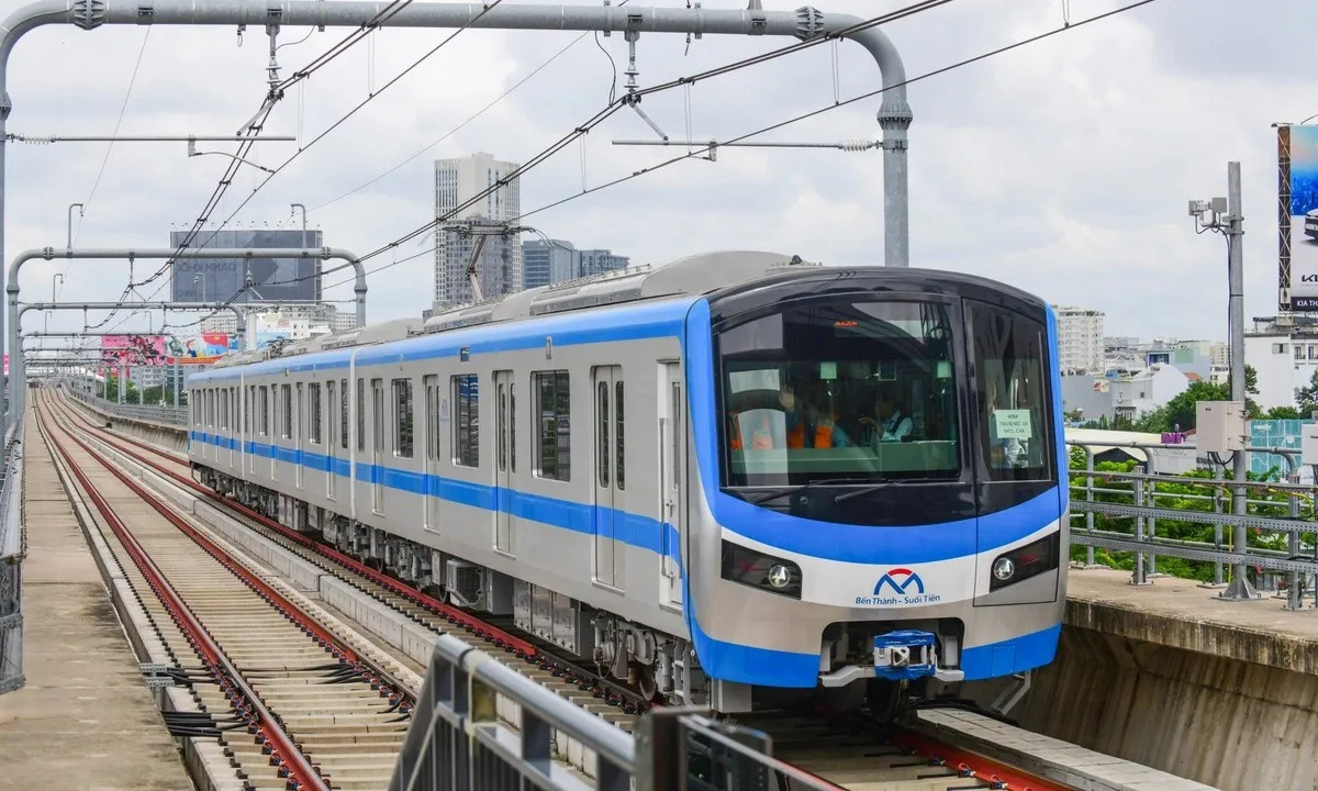 Metro số 1 sẽ vận hành thương mại vào cuối quý 4/2024