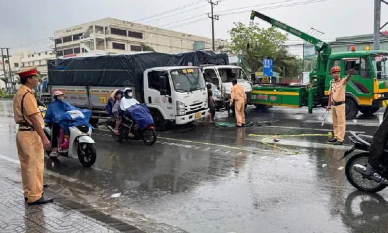 hiện trường bắt đối tượng gây tai nạn csgt