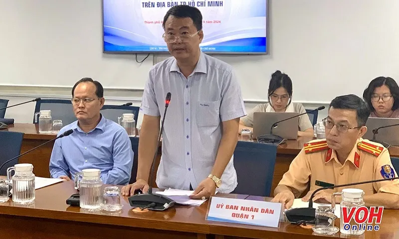 Tăng cường xử lý tình trạng đậu xe trái phép trước cổng Bệnh viện Nhi Đồng 2